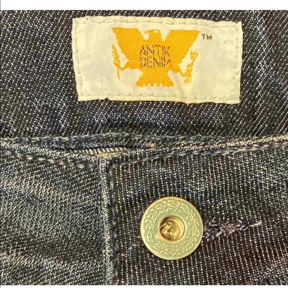 Antik Denim Blue Jean Pencil Skirt 30 Made in USA - Picture 4 of 5